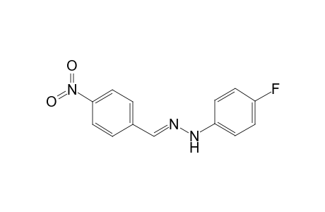 Benzaldehyde, 4-nitro-, 4-fluorophenylhydrazone