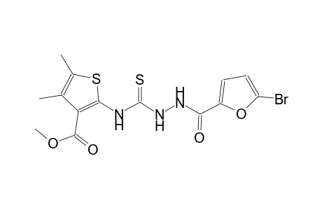 methyl 2-({[2-(5-bromo-2-furoyl)hydrazino]carbothioyl}amino)-4,5-dimethyl-3-thiophenecarboxylate