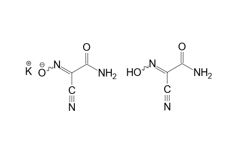2-cyanoglyoxylamide, 2-oxime, monopotassium salt, compound with 2-cyanoglyoxylamide, 2-oxime