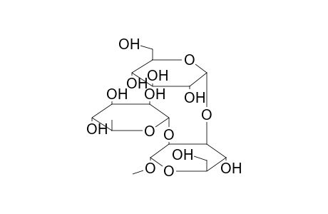 METHYL 2-O-(ALPHA-L-RHAMNOPYRANOSYL)-3-O-(ALPHA-D-GLUCOPYRANOSYL)-ALPHA-D-MANNOPYRANOSIDE