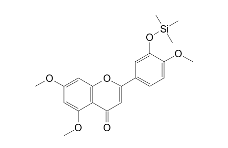5,7,4'-tri-O-methyl-3'-O-(trimethylsilyl)luteolin
