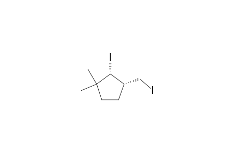 cis-2-Iodo-3-(iodomethyl)-1,1-dimethylcyclopentane