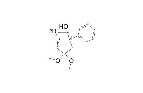 2-Deutero-3-benzonorbornan-3-ol-7,7-di(methylether)