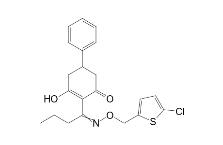 2-Cyclohexen-1-one, 2-[1-[[(5-chloro-2-thienyl)methoxy]imino]butyl]-3-hydroxy-5-phenyl-