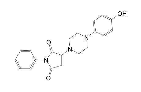 3-[4-(4-hydroxyphenyl)-1-piperazinyl]-1-phenyl-2,5-pyrrolidinedione