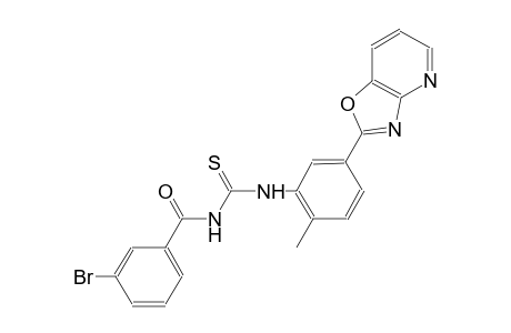 thiourea, N-(3-bromobenzoyl)-N'-(2-methyl-5-oxazolo[4,5-b]pyridin-2-ylphenyl)-
