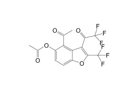 5-Acetoxy-4-acetyl-3- (trifluoroacetyl)-2(-trifluoromethyl)benzofurane