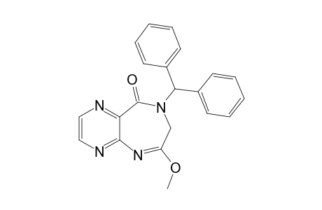 3,4-Dihydro-4-(1,1-diphenylmethyl)-2-methoxypyrazino[2,3-e][1,4]diazepin-5-one