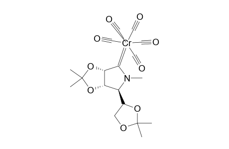 PENTACARBONYL-(4-DEOXY-4-METHYLAMINO-2,3:5,6-DI-O-ISOPROPYLIDENE-D-ALLOFURANOSYLIDENE)-CHROMIUM-(0)