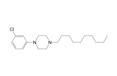 1-(3-Chlorophenyl)-4-decyl-piperazine