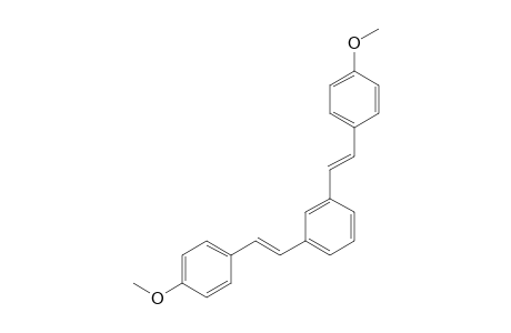 1,3-bis[(E)-2-(4-methoxyphenyl)ethenyl]benzene
