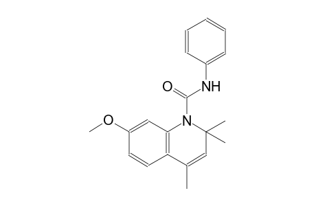7-methoxy-2,2,4-trimethyl-N-phenyl-1(2H)-quinolinecarboxamide
