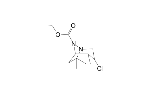 3-Chloro-1,8-diaza-4,7,7-trimethylbicyclo[3.2.1]octane-8-carboxylic acid ethyl ester