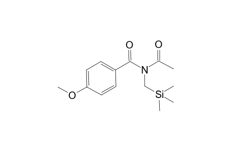 N-[(Trimethylsilyl)methyl]-N-(p-methoxyphenyl)acetamide