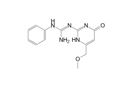 N''-[6-(methoxymethyl)-4-oxo-1,4-dihydro-2-pyrimidinyl]-N-phenylguanidine