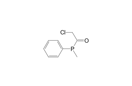 2-Chloranyl-1-[methyl(phenyl)phosphanyl]ethanone