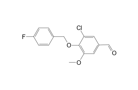 3-Chloro-4-[(4-fluorobenzyl)oxy]-5-methoxybenzaldehyde