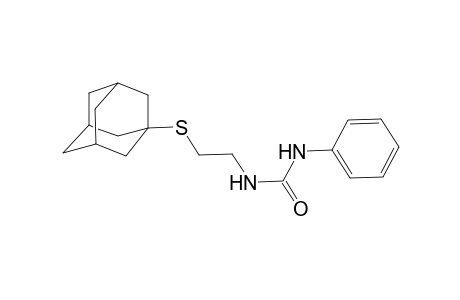 Urea, N-phenyl-N'-[2-(tricyclo[3.3.1.1(3,7)]dec-1-ylthio)ethyl]-