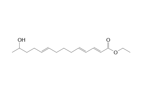 (2E,4E,9E)-13-hydroxytetradeca-2,4,9-trienoic acid ethyl ester