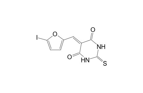 5-[(5-Iodo-2-furyl)methylene]-2-thioxodihydro-4,6(1H,5H)-pyrimidinedione