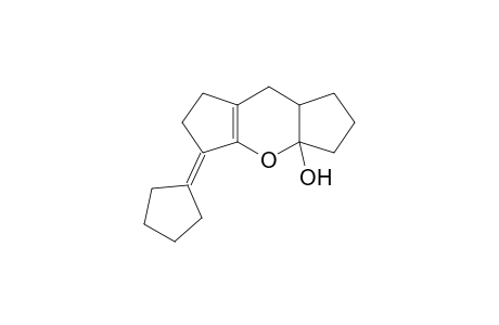 5-Cyclopentylidene-1,2,3,5,6,7,8,8a-octahydro-4-oxa-S-indacen-3a-ol