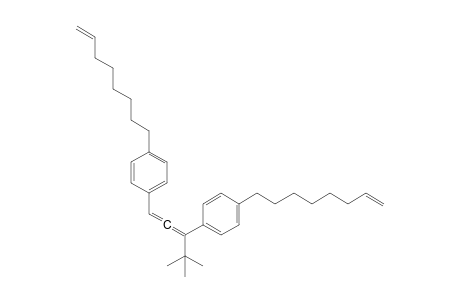 1-[1-tert-butyl-3-(4-oct-7-enylphenyl)propa-1,2-dienyl]-4-oct-7-enyl-benzene