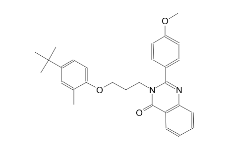 3-[3-(4-tert-butyl-2-methylphenoxy)propyl]-2-(4-methoxyphenyl)-4(3H)-quinazolinone