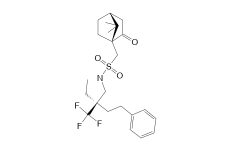 N-2-ETHYL-4-PHENYL-2-(TRIFLUOROMETHYL)-BUTYL-(1S)-10-CAMPHORSULFONAMIDE