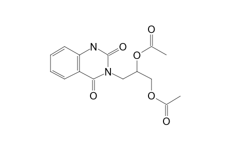 3-(2,3-Diacetoxypropyl)-1,2,3,4-tetrahydro-2,4-dioxoquinazoline