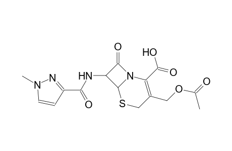3-[(acetyloxy)methyl]-7-{[(1-methyl-1H-pyrazol-3-yl)carbonyl]amino}-8-oxo-5-thia-1-azabicyclo[4.2.0]oct-2-ene-2-carboxylic acid