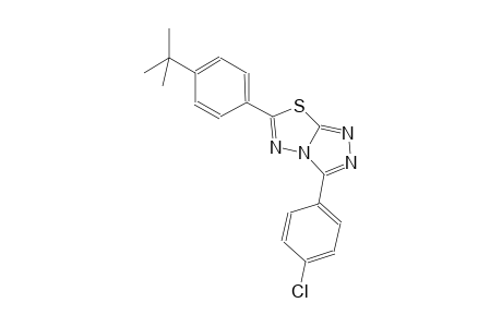6-(4-tert-butylphenyl)-3-(4-chlorophenyl)[1,2,4]triazolo[3,4-b][1,3,4]thiadiazole