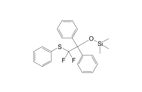 (2,2-Difluoro-1,1-diphenyl-2-(phenylsulfanyl)ethyloxy)trimethylsilane