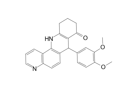 7-(3,4-Dimethoxyphenyl)-7,10,11,12-tetrahydrobenzo[b][1,7]phenanthrolin-8(9H)-one