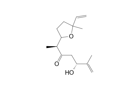 6-Hepten-3-one, 2-(5-ethenyltetrahydro-5-methyl-2-furanyl)-5-hydroxy-6-methyl-, [2S-[2.alpha.(2R*,5S*),5.alpha.]]-