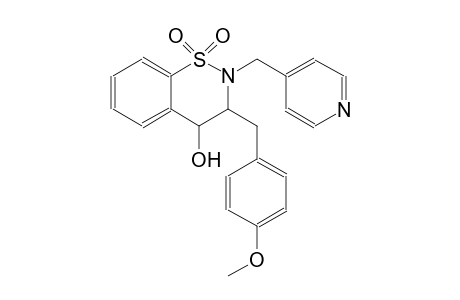 2H-1,2-benzothiazin-4-ol, 3,4-dihydro-3-[(4-methoxyphenyl)methyl]-2-(4-pyridinylmethyl)-, 1,1-dioxide