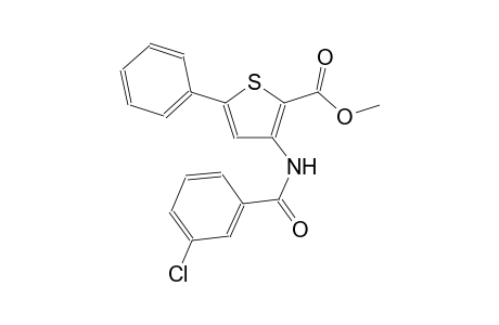 2-thiophenecarboxylic acid, 3-[(3-chlorobenzoyl)amino]-5-phenyl-,methyl ester