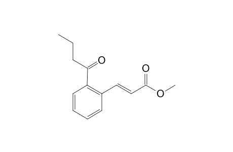 (E)-Methyl 3-(2-Butyrylphenyl)acrylate