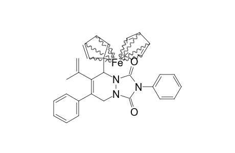N-PHENYL-3-FERROCENYL-4-ISOPROPENYL-5-PHENYL-1,2,3,6-TETRAHYDROPYRIDAZINE-1,2-DICARBOXIMIDE