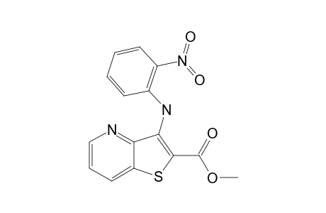 METHYL-3-(2-NITROPHENYL-AMINO)-THIENO-[3,2-B]-PYRIDINE-2-CARBOXYLATE