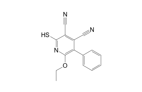 3,4-Dicyano-6-ethoxy-2-mercapto-5-phenylpyridine