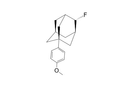 (E)-5-(4-METHOXYPHENYL)-2-FLUOROADAMANTANE