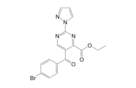 Ethyl 5-(4-Bromobenzoyl)-2-(1H-pyrazol-1-yl)pyrimidine-4-carboxylate