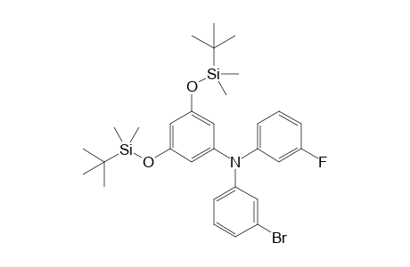 [3,5-bis[[tert-butyl(dimethyl)silyl]oxy]phenyl]-(3-bromophenyl)-(3-fluorophenyl)amine