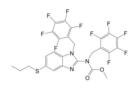bis(pentafluorobenzyl) albendazole