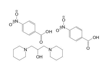 4-nitrobenzoic acid compound with 1,3-di(1-piperidinyl)-2-propanol (2:1)