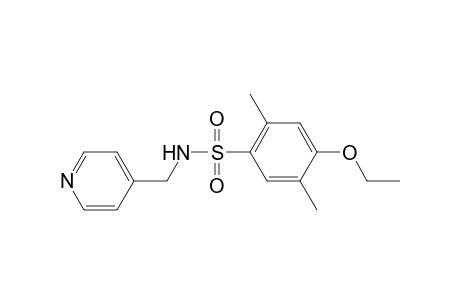 4-Ethoxy-2,5-dimethyl-N-(pyridin-4-ylmethyl)benzene-1-sulfonamide