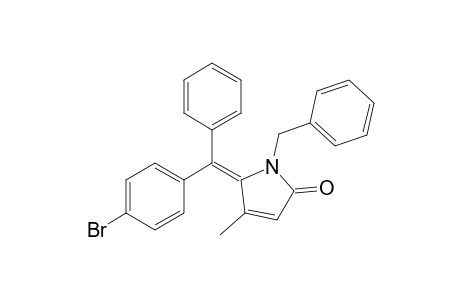(E)-1-Benzyl-5-[.alpha.-(4-bromophenyl)benzylidene]-4-methyl-1,5-dihydro-2H-pyrrol-2-one