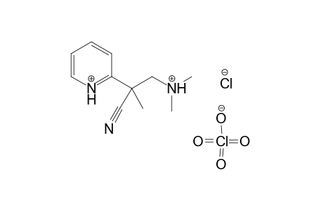 2-(1'-Cyano-1,N,N-(trimethylammonio)ethyl]pyridinium chloride - perchlorate