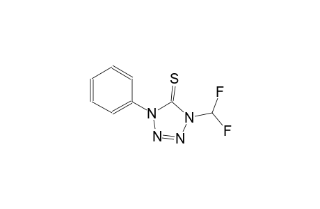 1-(difluoromethyl)-4-phenyl-1,4-dihydro-5H-tetraazole-5-thione