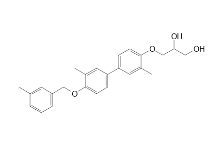 3-[3,3'-Dimethyl-4'-(3-methylbenzyloxy)biphenyl-4-yloxy]propane-1,2-diol